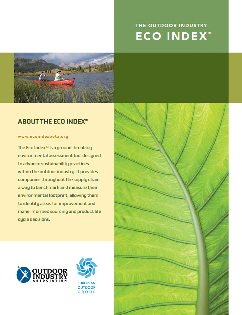 Outdoor Industry Association brochure | cover