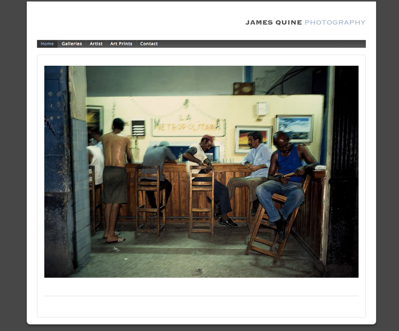 James Quine Photography website
