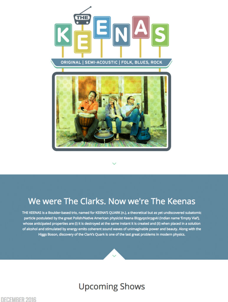 The Keenas website