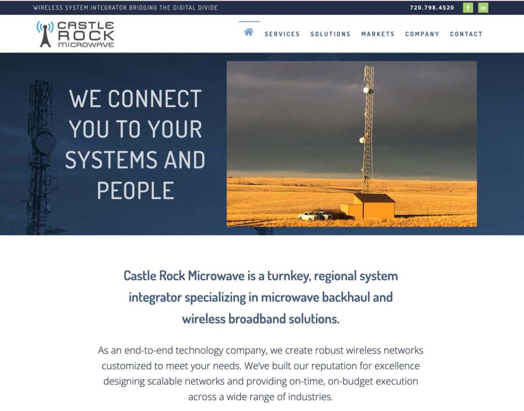 Castlerock Microwave website